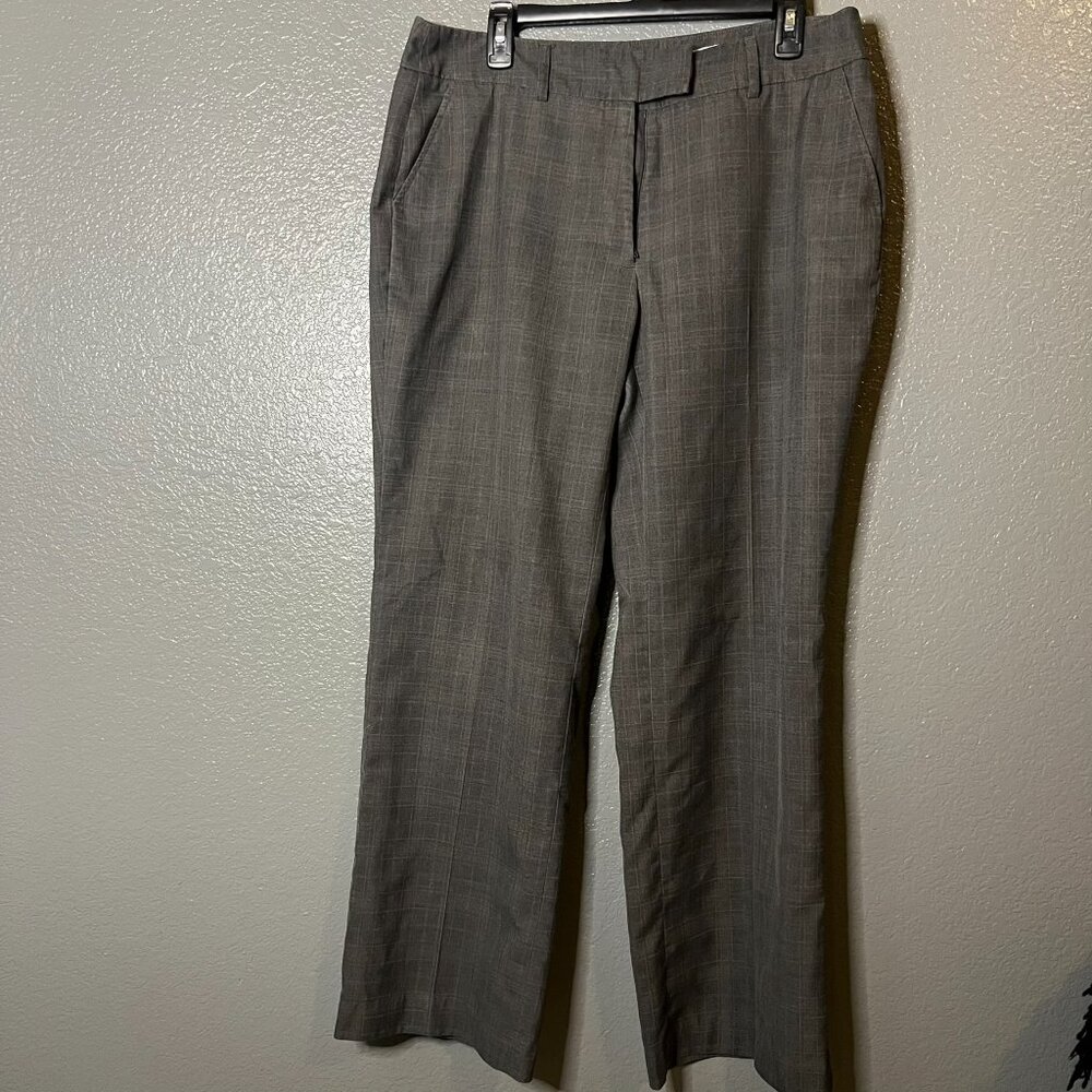 Doc & Amelia Gray Pinstripe Dress Pants - Women's Size 14- Career Wear
